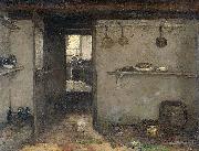 Jan Hendrik Weissenbruch Doorkijkje in het onderhuis van Weissenbruch's woning in Den Haag Spain oil painting artist